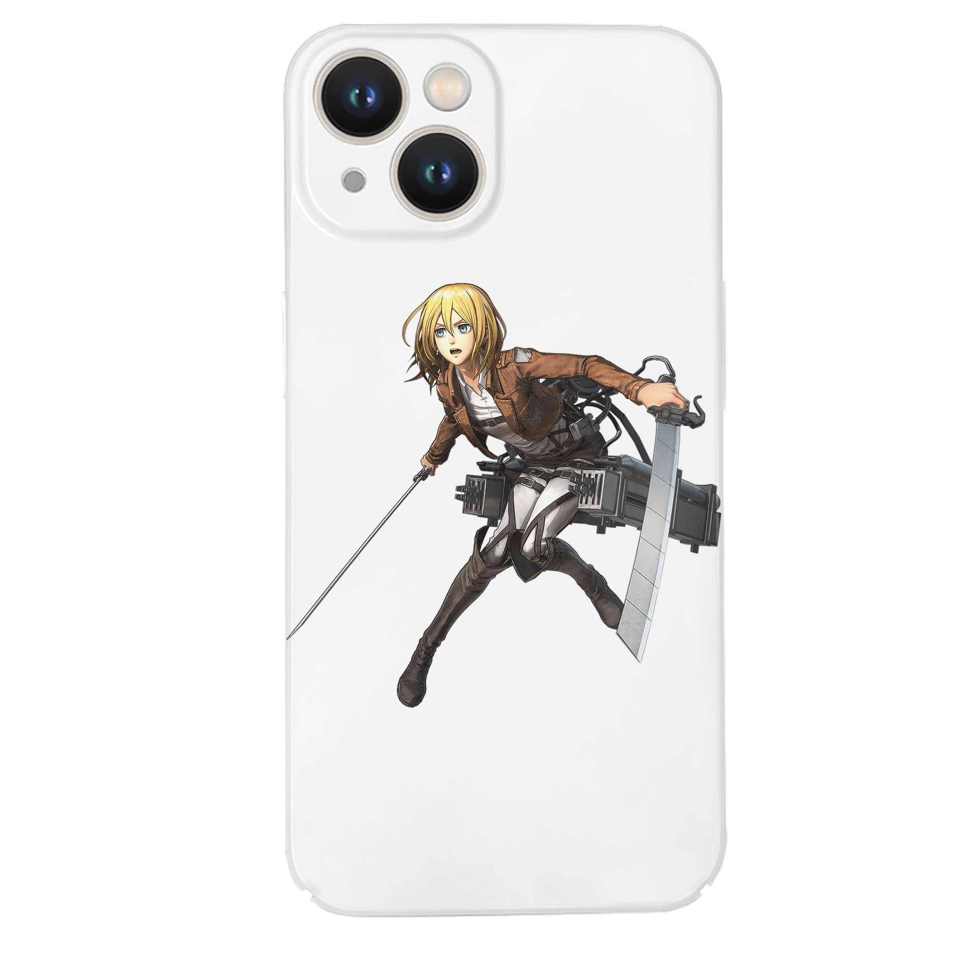（画像用） 進撃の巨人 クリスタ·レンズ Attack on Titan Christa Lenz 【iPhone 14シリーズ対応】ハードケース